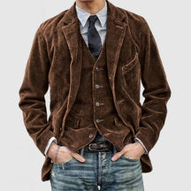 Jacke und Weste im Retro-Stil