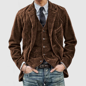 Jacke und Weste im Retro-Stil