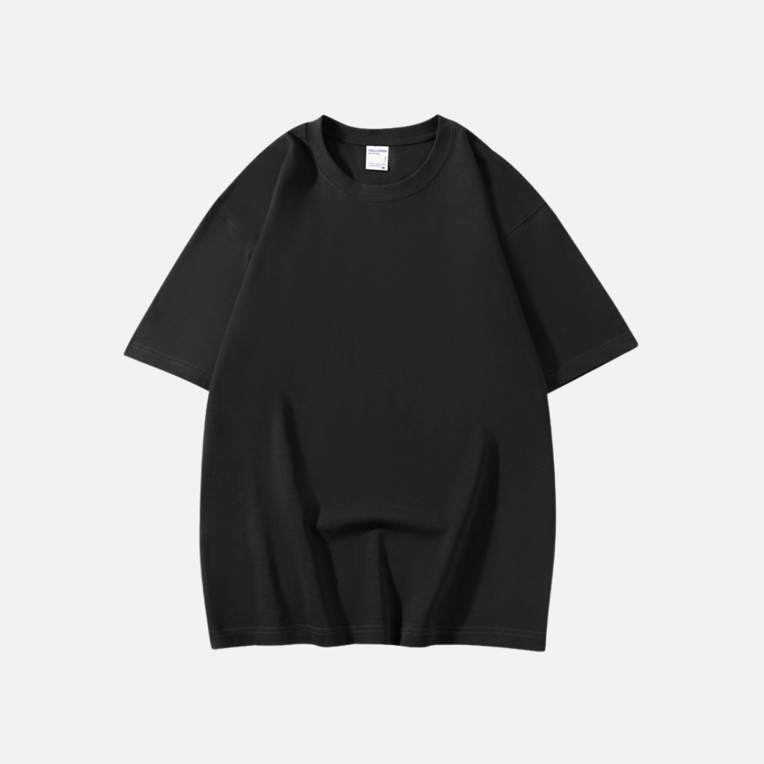 ÜBERGROSSES SCHWARZES T-SHIRT