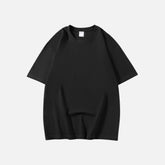 ÜBERGROSSES SCHWARZES T-SHIRT
