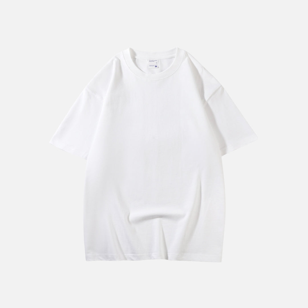 ÜBERGROSSES WEISSES T-SHIRT
