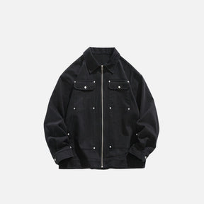 SCHWARZE JACKE - SCHWARZ