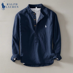 RL™ | Leinen-Mandarin-Hemd im Coastal Style