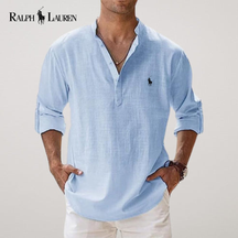 RL™ | Handgefertigtes Leinen-Sommerhemd