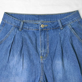 Weite High-Waist Jeans
