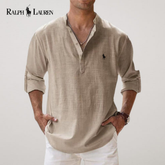 RL™ | Handgefertigtes Leinen-Sommerhemd