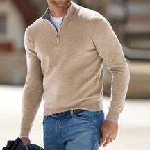 Premium Strickpullover mit Reißverschluss