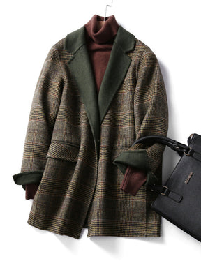 Ségolène | Classic Plaid Winter Coat