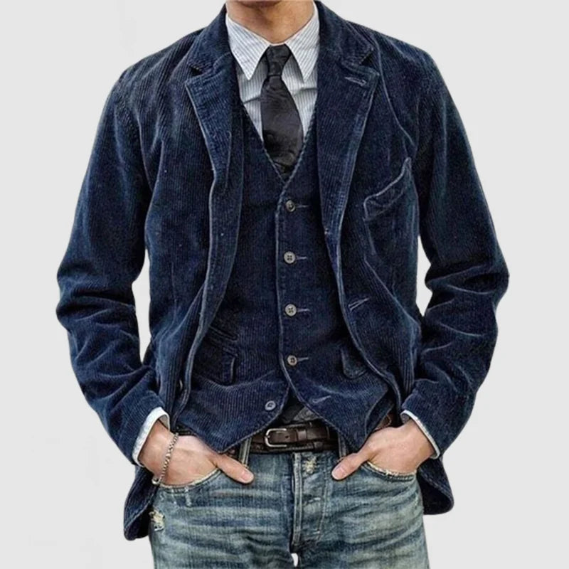 Jacke und Weste im Retro-Stil