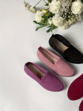 KnitEase Slip-On Loafers