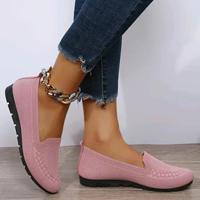 KnitEase Slip-On Loafers