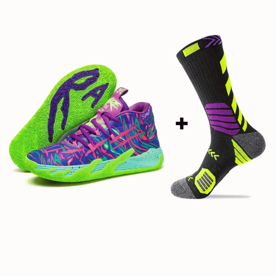 AeroDunk Basketballschuhe + Geschenksocken