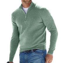 Premium Strickpullover mit Reißverschluss