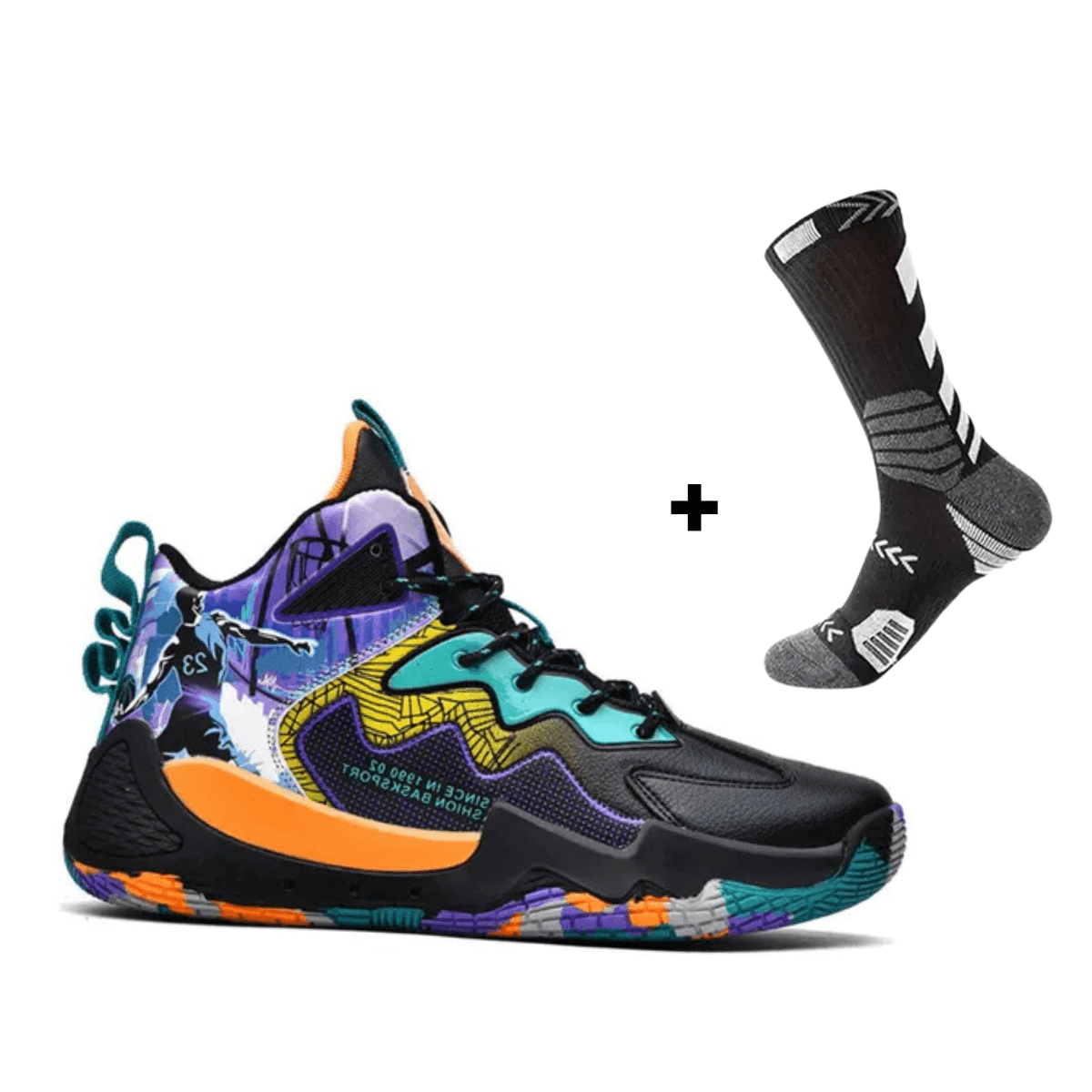 High-Fashion Basketballschuhe mit Geschenksocken