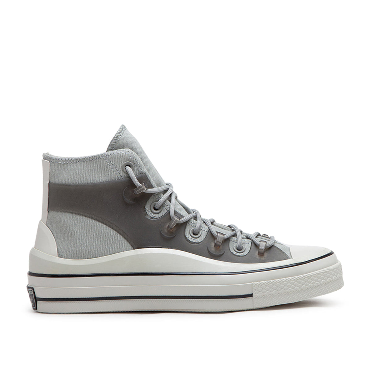 Klassische High-Top-Sneaker mit Utility-Funktion (Grau)