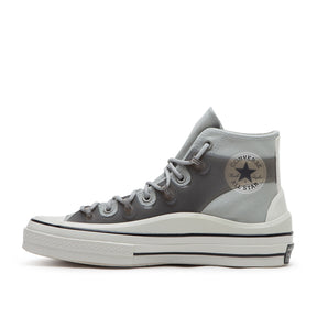 Klassische High-Top-Sneaker mit Utility-Funktion (Grau)
