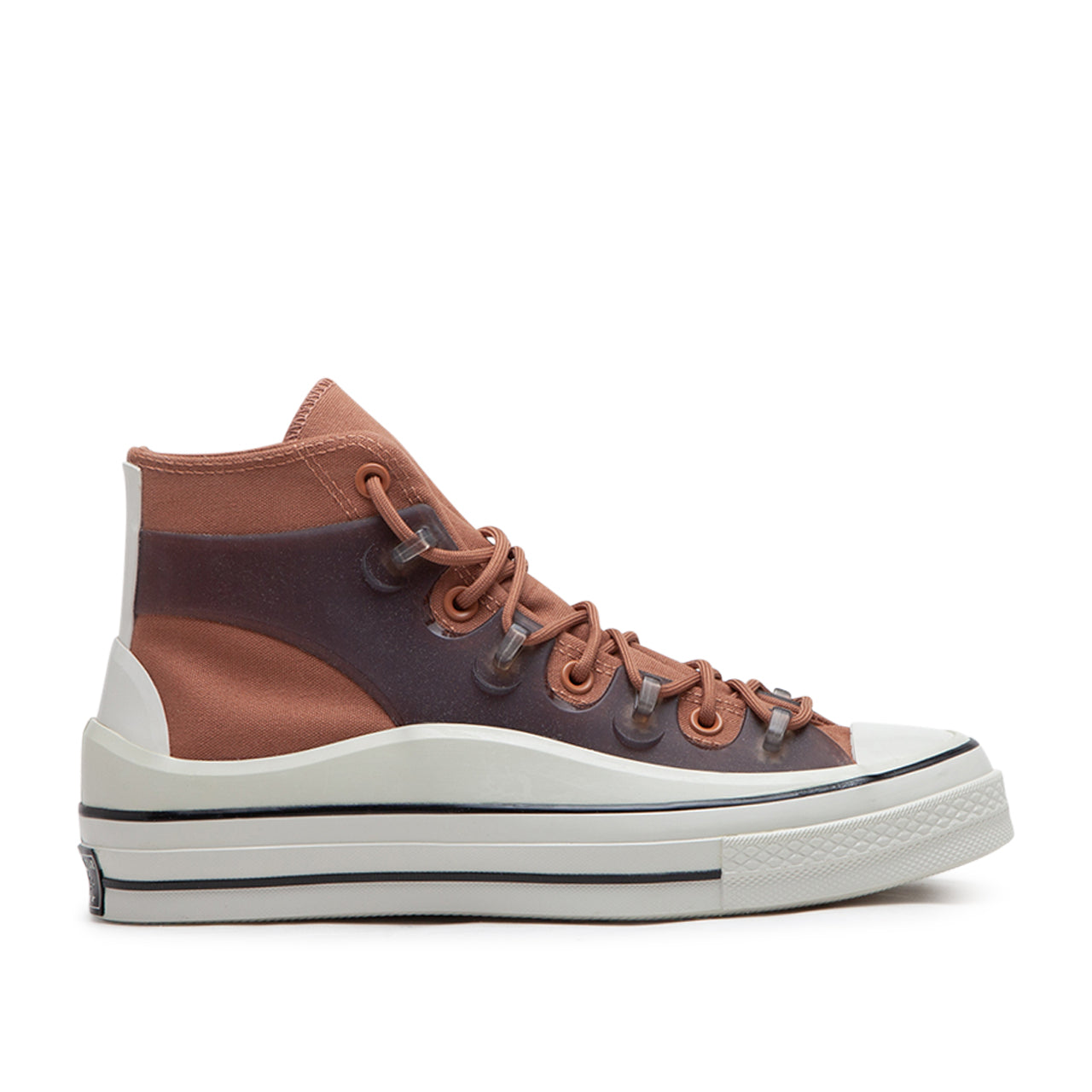 Klassische High-Top Utility-Sneaker (Braun)