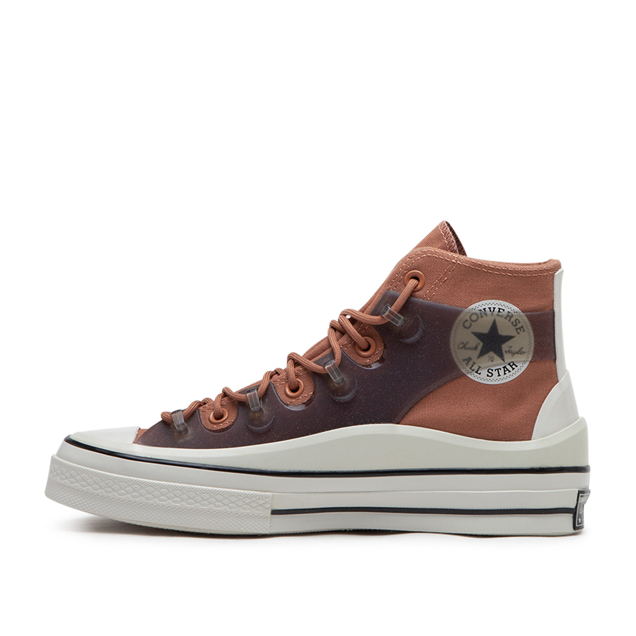 Klassische High-Top Utility-Sneaker (Braun)