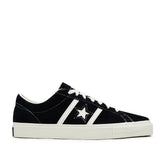 Klassische niedrige Sneaker (Schwarz / Weiß)
