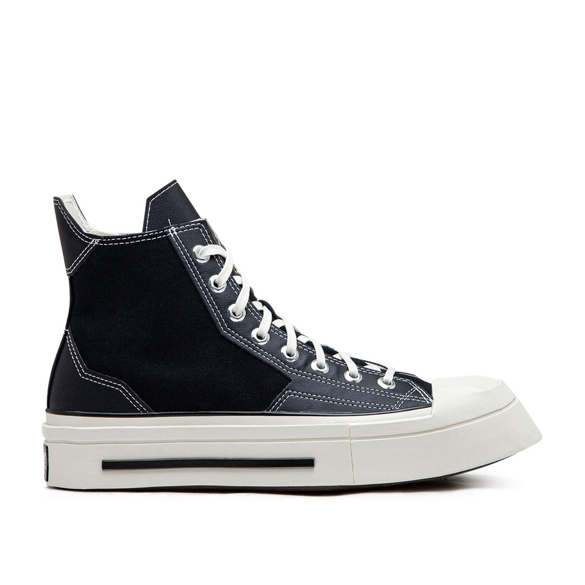 De Luxe High-Top Sneakers mit Karomuster (Schwarz / Weiß)