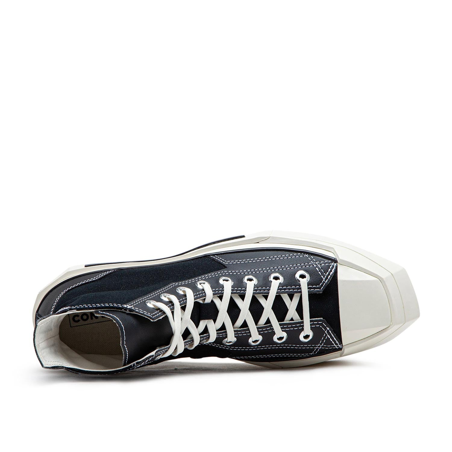 De Luxe High-Top Sneakers mit Karomuster (Schwarz / Weiß)