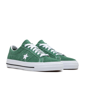 Vintage Suede Pro Turnschuhe (Grün / Weiß)