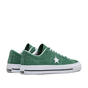 Vintage Suede Pro Turnschuhe (Grün / Weiß)