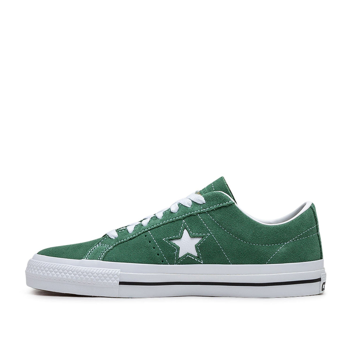 Vintage Suede Pro Turnschuhe (Grün / Weiß)