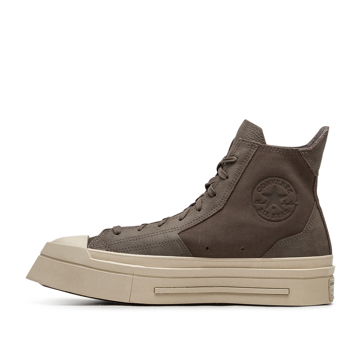 De Luxe Coffee Break Sneakers mit Karomuster (Braun / Beige)