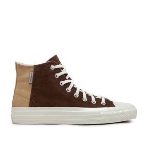 Kollaborative High-Top-Sneakers (Braun / Beige)