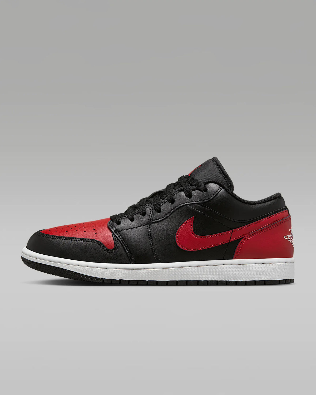 AJ1 Low (Schwarz/Summit White/Varsity Rot)