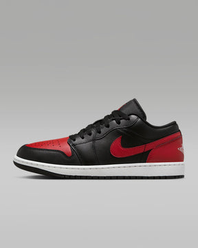 AJ1 Low (Schwarz/Summit White/Varsity Rot)