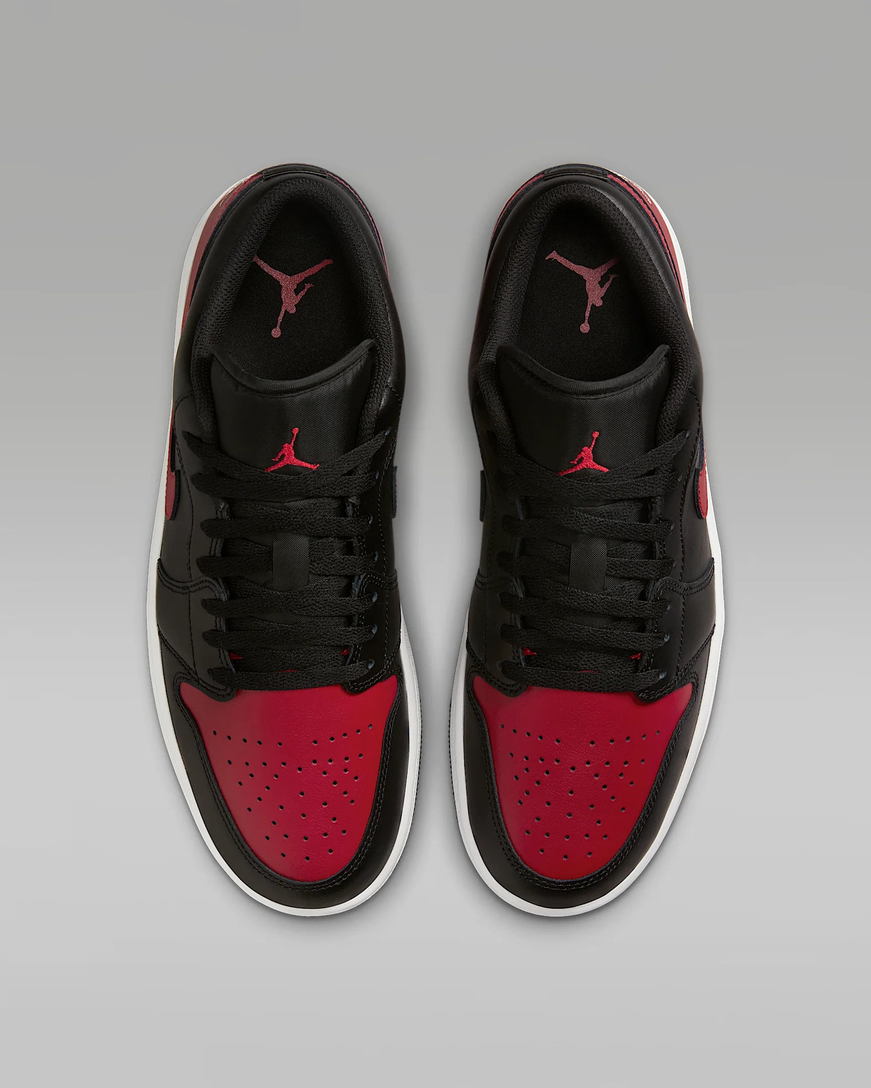 AJ1 Low (Schwarz/Summit White/Varsity Rot)