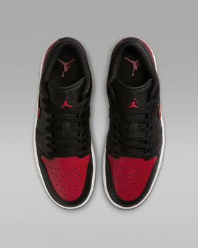 AJ1 Low (Schwarz/Summit White/Varsity Rot)