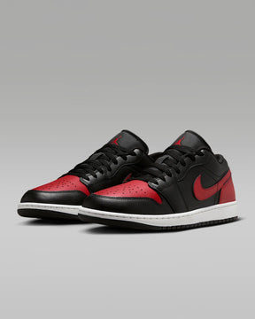 AJ1 Low (Schwarz/Summit White/Varsity Rot)