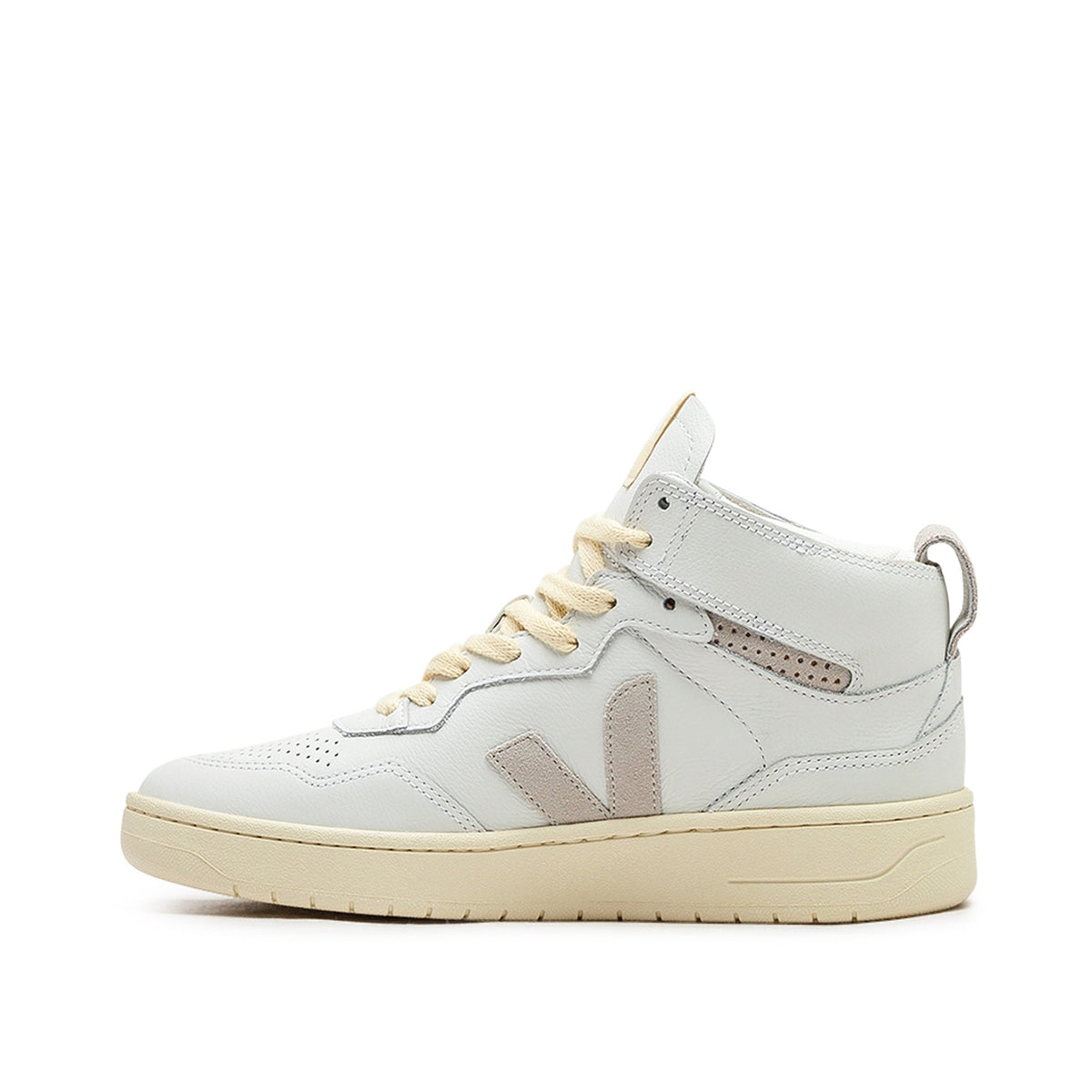 Damen-Leder-Sneaker V-95 (Weiß)