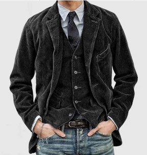 Jacke und Weste im Retro-Stil