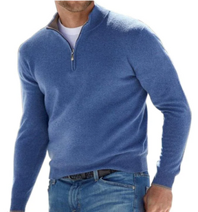 Premium Strickpullover mit Reißverschluss