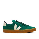 Wildleder-Sneaker (Grün / Beige)