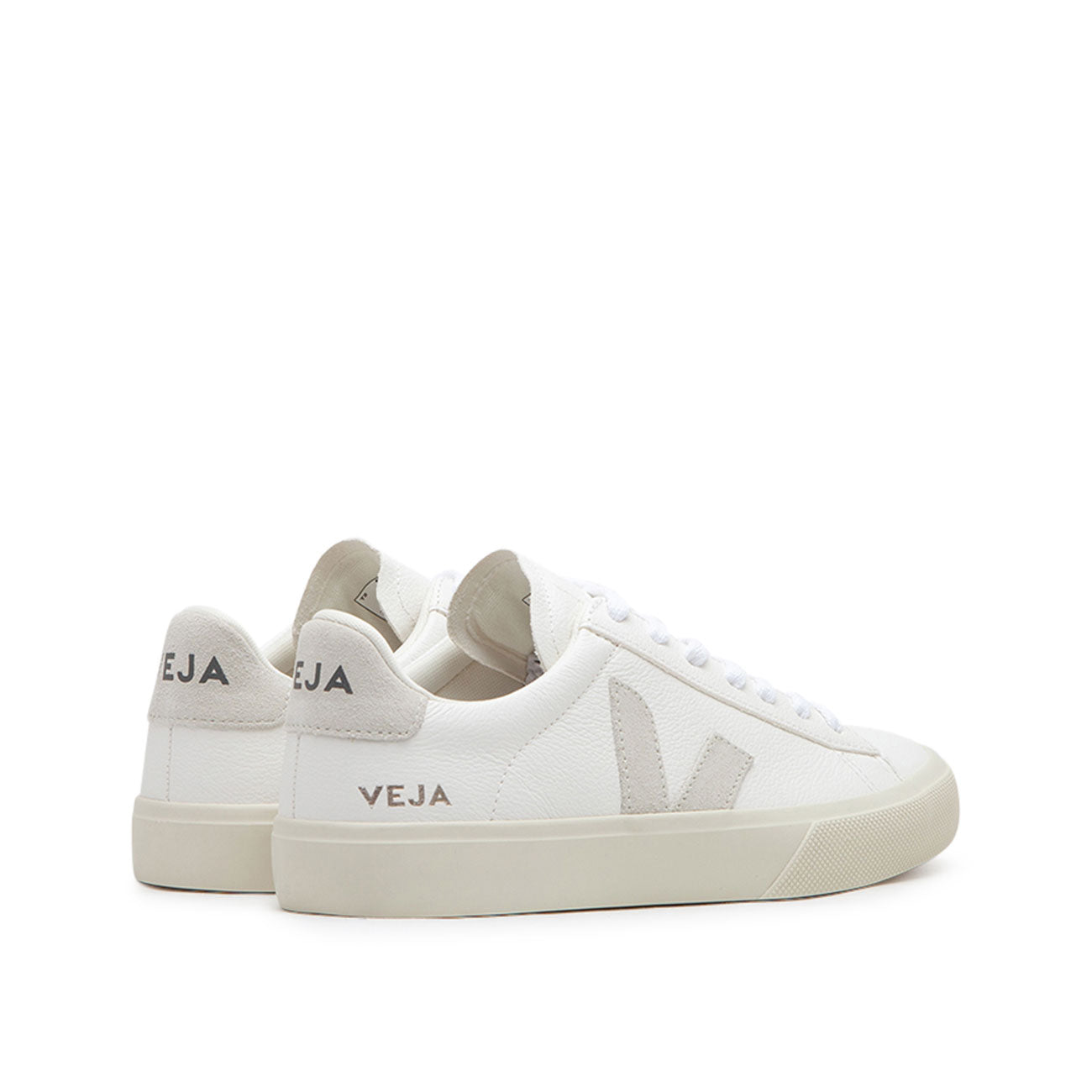 Damen-Sneaker Campo Chromefree aus Leder (Weiß / Beige)