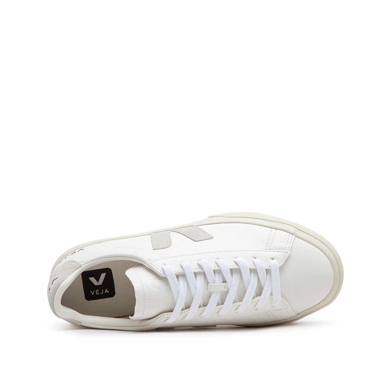 Damen-Sneaker Campo Chromefree aus Leder (Weiß / Beige)