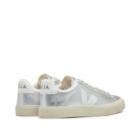 Damen Campo Chromefree Ledersneaker (Silber)