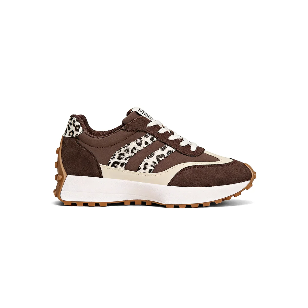 CloudLane Stripe Casual | Leopard Braun