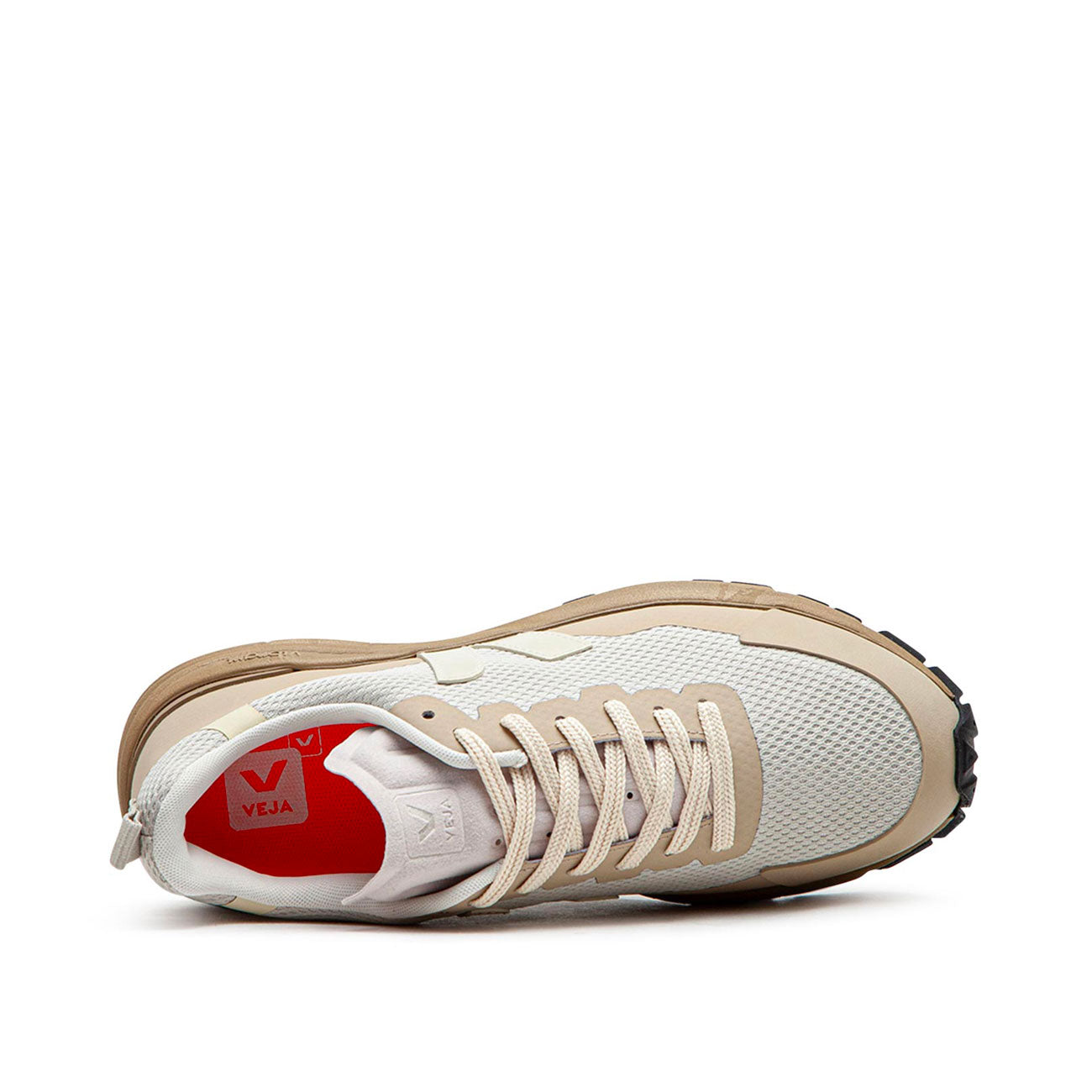 Damen-Sneakers Dekkan Alveomesh (Creme / Braun)
