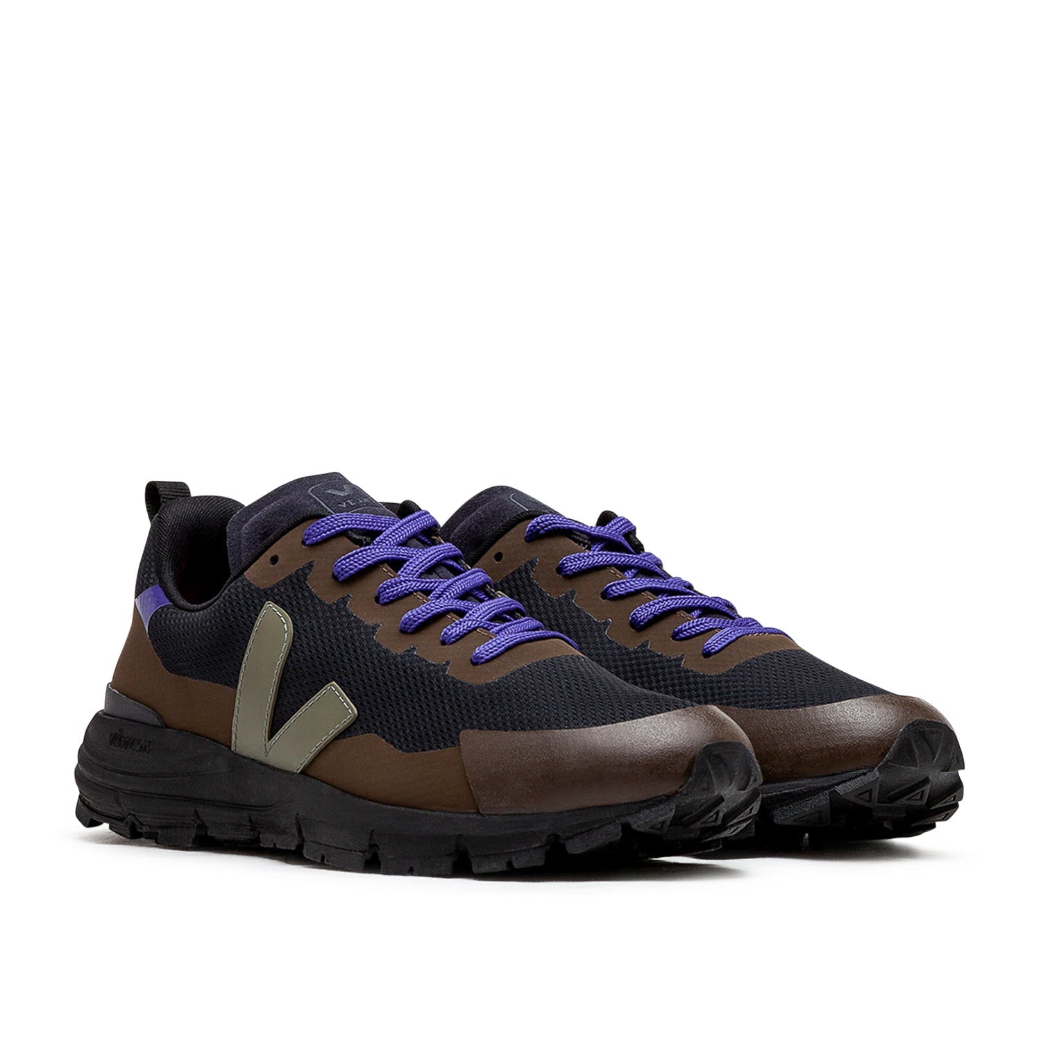 Alveomesh Sneakers (Schwarz / Braun / Lila)