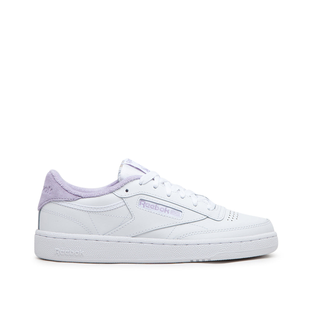 Damen Club C 85 Sneakers (Weiß / Lavender)