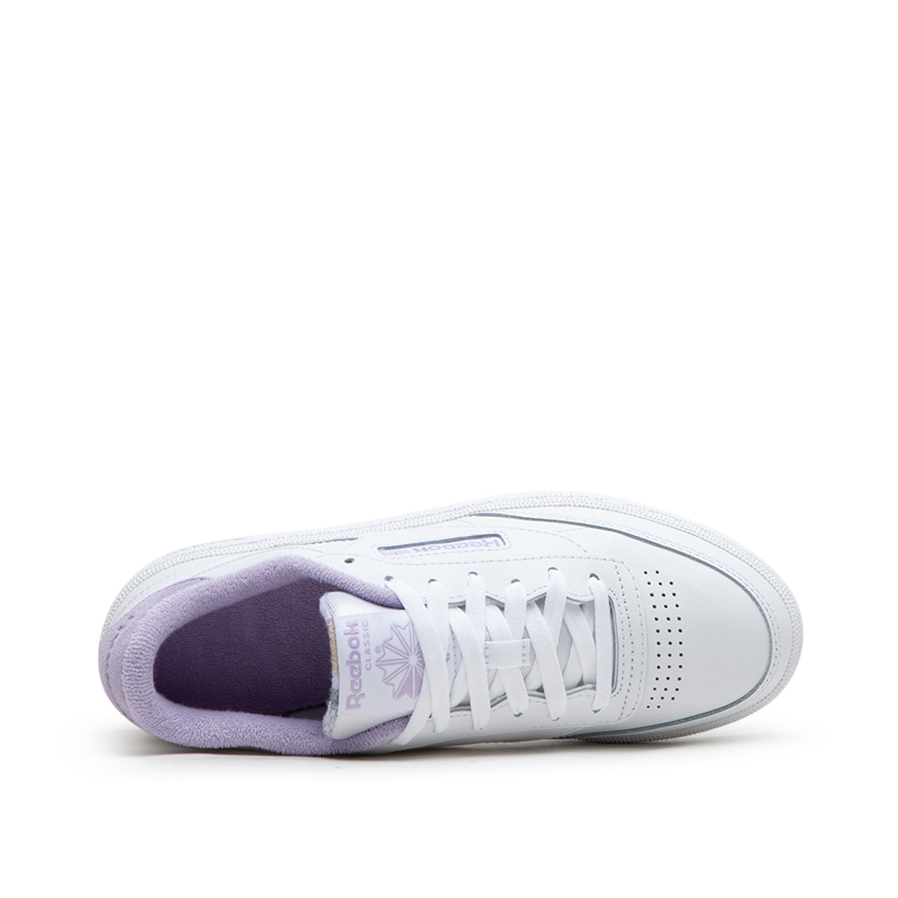 Damen Club C 85 Sneakers (Weiß / Lavender)