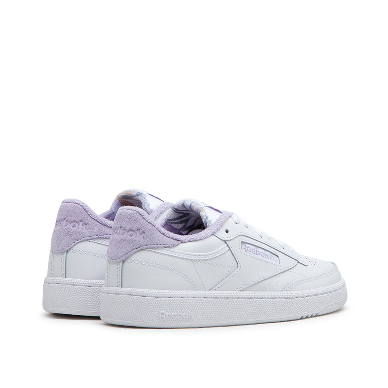Damen Club C 85 Sneakers (Weiß / Lavender)