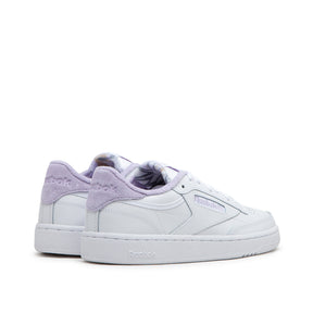 Damen Club C 85 Sneakers (Weiß / Lavender)