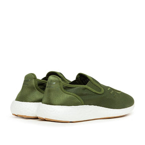 Kollaborative Pure Slip-On Sneakers (Olive / Weiß)